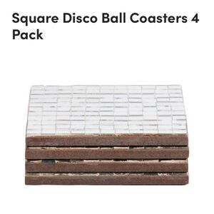 World Market Disco Ball Coasters 4 Pack